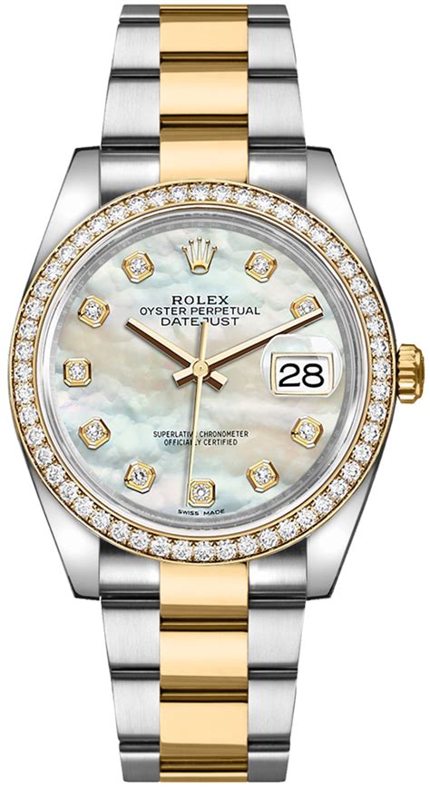 rolex datejust 36 mother of pearl oyster bracelet watch 116243-0027|rolex 116243.